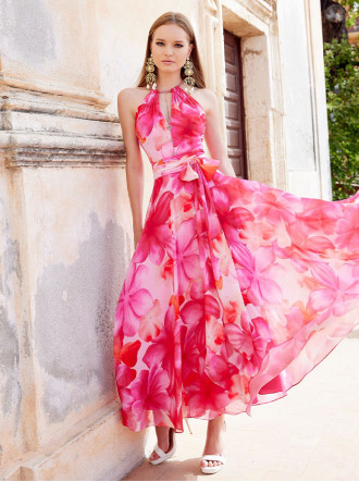 29744 Dress - Cerise (Invitations by Veni)